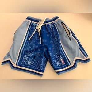 Trillest Nipsey Hustle Los Angeles Lakers Swingman Basketball Shorts, Medium